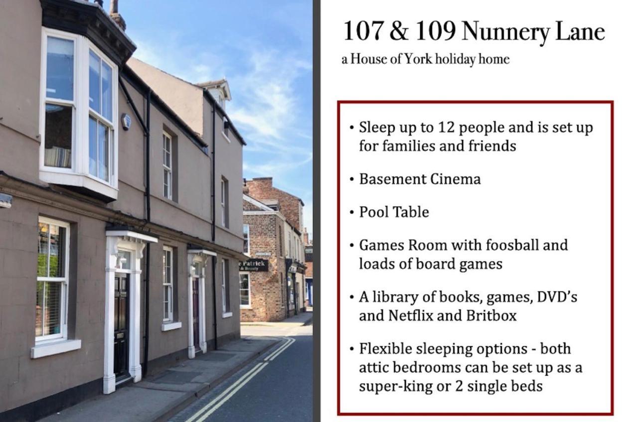 Villa 107 And 109 Nunnery Lane York Exterior foto